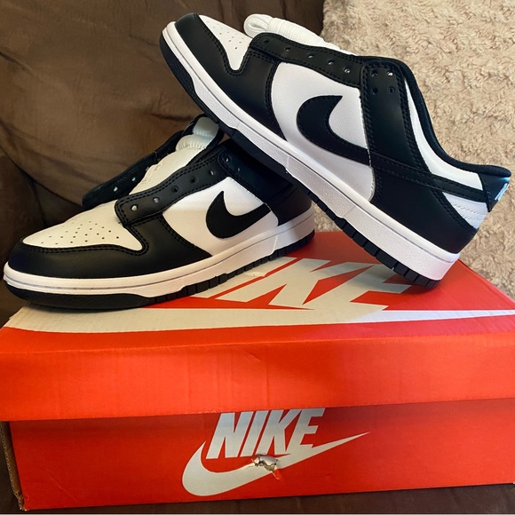 Nike Shoes - Nike Dunk Low Retro - Black/White Panda Size 8.5